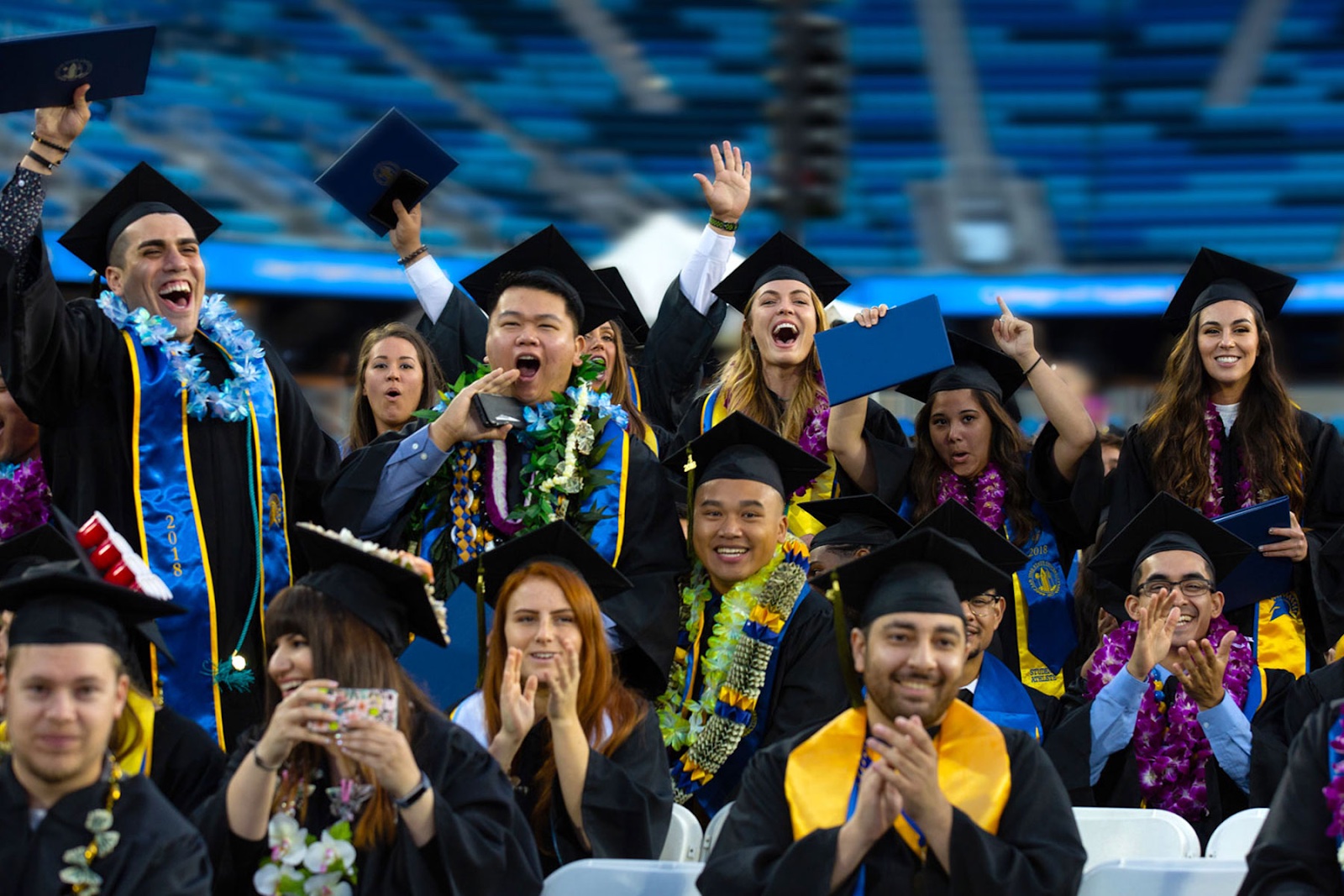 Students graduating