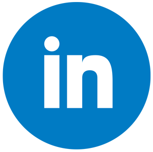 LinkedIn icon.