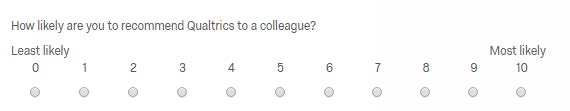 Net promoter score question