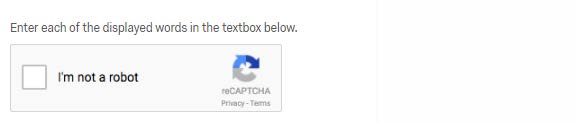 Captcha verification