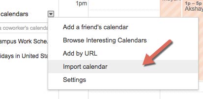 Add Canvas import calendar