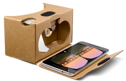 google cardboard VR headset