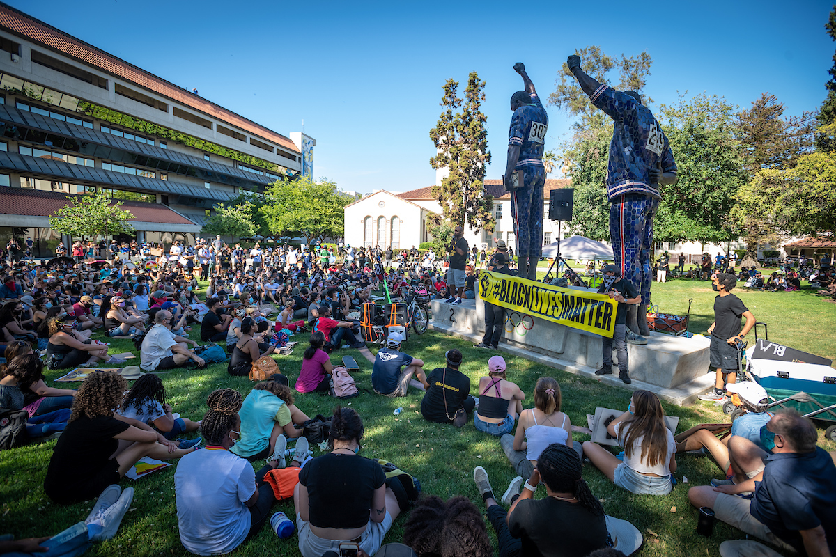 Juneteenth rally at SJSU