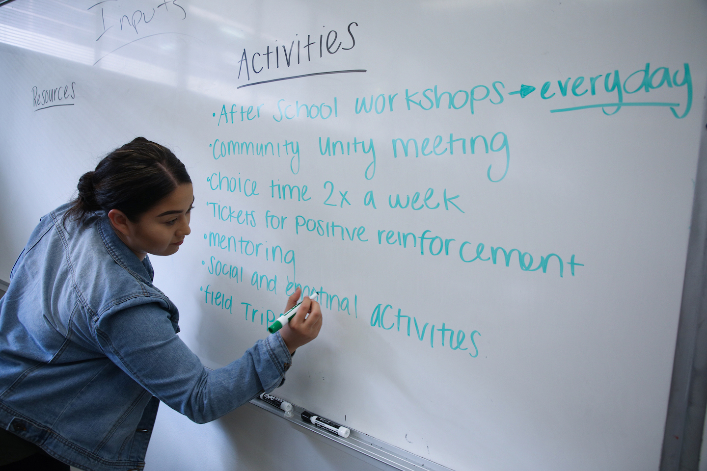 Lurie College student in class